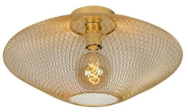 Lucide Mesh Taklampa Ø45 Matt Guld/Mässing